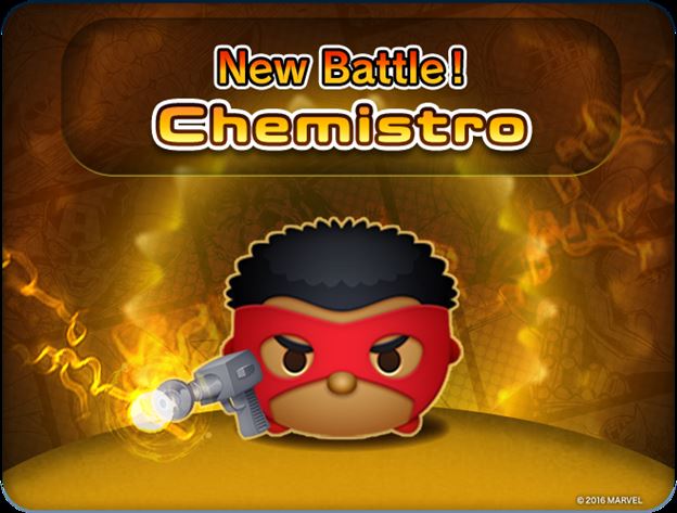 Marvel Tsum Tsum Game News! Chemistro now available for battle!