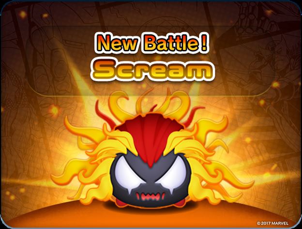 Marvel Tsum Tsum Game News! Scream Challenges You! Face Her in Battle!