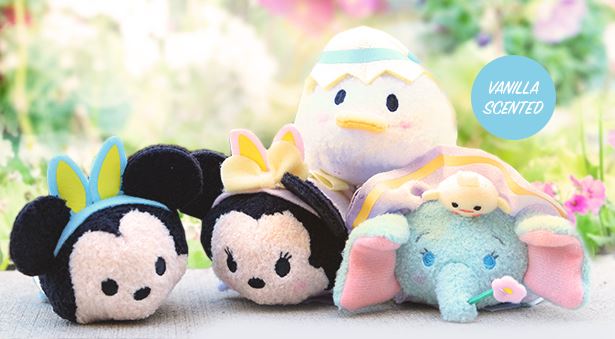 Happy Tsum Tsum Tuesday! Easter Tsums released in the US, Bambi and Beauty and the Beast set released in Europe