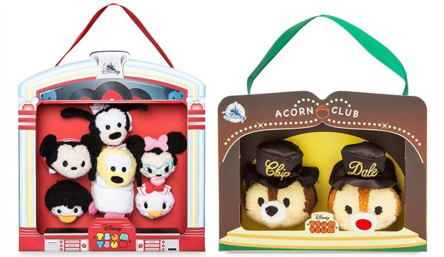 Tsum Tsum Plush News! Disney Store releases Chip and Dale 75th and 50s Diner Sets!