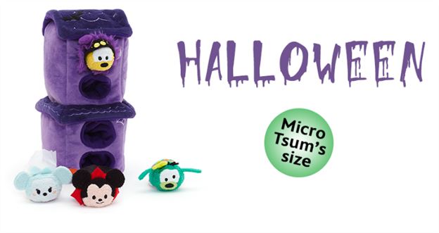 Tsum Tsum Plush News! Halloween Micro Set Coming to UK and European Disney Stores September 5th!