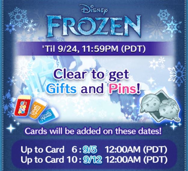Tsum Tsum Game News! Frozen Event Now Live!