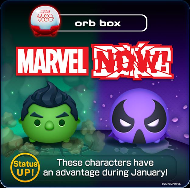 Marvel Tsum Tsum Game News! Hulk (Amadeus Cho), Prowler, and THANOS - Stop the Invasion Event coming January 1st!