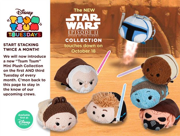 Star Wars: Attack of the Clones Tsum Tsums coming in 2 weeks! - Tsum
