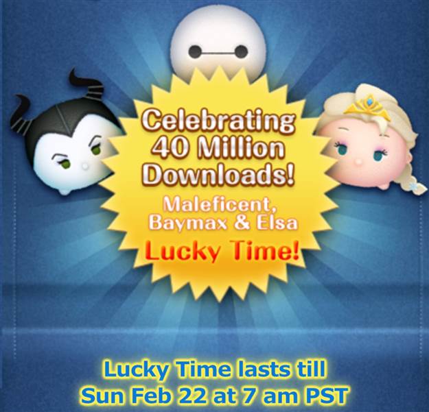 Tsum Tsum Mobile Game Celebrates 40 Million Downloads