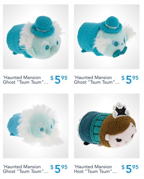 Tsum Tsum Plush News! Haunted Mansion Tsum Tsums released today at the U.S. Parks and now available via the ShopParks app!