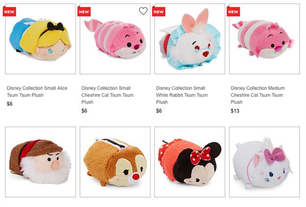 The new Alice in Wonderland Tsums are now available on JCPenney website!
