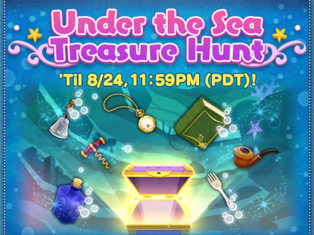 International Game Update!  Little Mermaid: Under the Sea Treasure Hunt Event Now Live!
