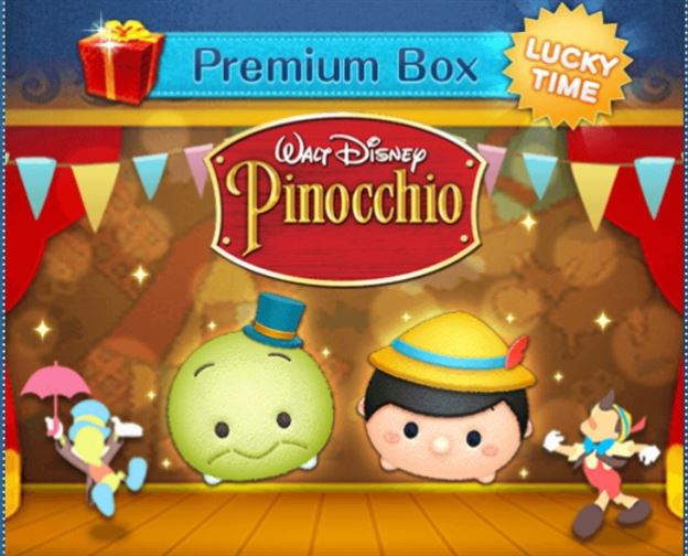 Pinocchio Tsum Tsum added to the International version of the game!