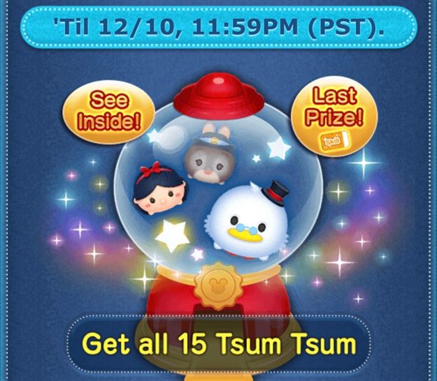 Tsum Tsum Game News!  Limited Time Pickup Capsule Now Available Including Scrooge McDuck!
