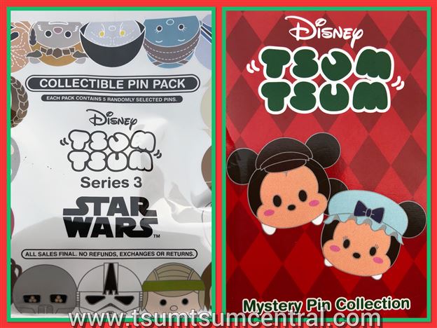 Tsum Tsum Pin News! Mickey's Christmas Carol Tsum Tsum Pins and Star Wars Series 3 available now!