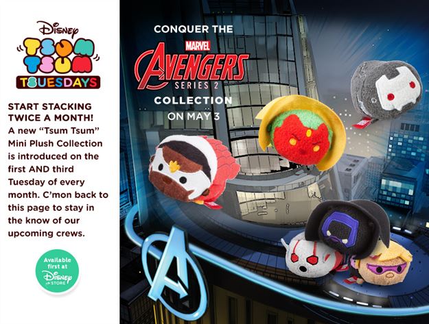 Happy Tsum Tsum Tuesday!! Jungle Book Tsum Tsums and other surprises released!  Avengers Series 2 in two weeks!!