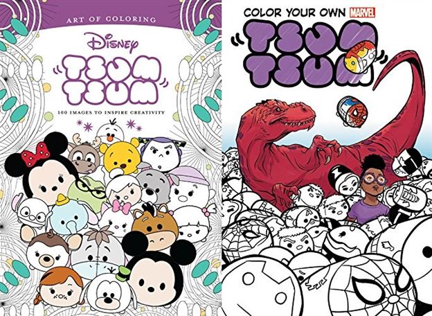 Two Tsum Tsum Coloring Books (Disney and Marvel) are now available for pre-order!