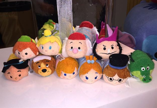 Upcoming Disney Store Tsum Tsum News! Peter Pan, Frozen Fever, Holiday 2015 and more!