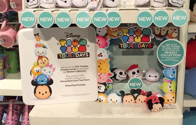 Big Disney Store News!  Tsum Tsum Tuesday going to twice a month and will include Disney classics as well as new Marvel and Star Wars sets!