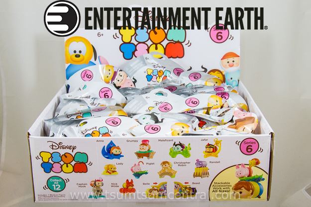 A close look at the Tsum Tsum Stacking Vinyl Disney Series 6 Mystery Packs with a giveaway courtesy of Entertainment Earth!
