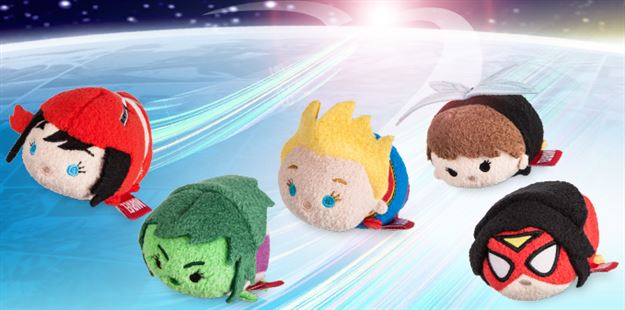Happy Tsum Tsum Tuesday! Marvel Women of Power Tsum Tsums released at the Disney Store!